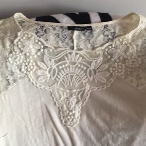 Ana cream cotton top